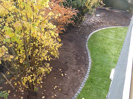 Neustrukturierung des Gartens