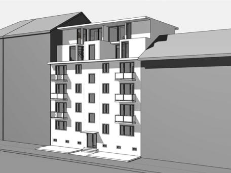 Nachverdichtung im innerstädtischen Wohnungsbau, Frankfurt